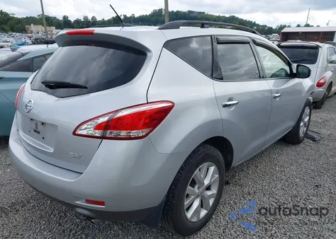 2012 Nissan Murano Sv from USA, damaged, VIN JN8AZ1MUXCW117118